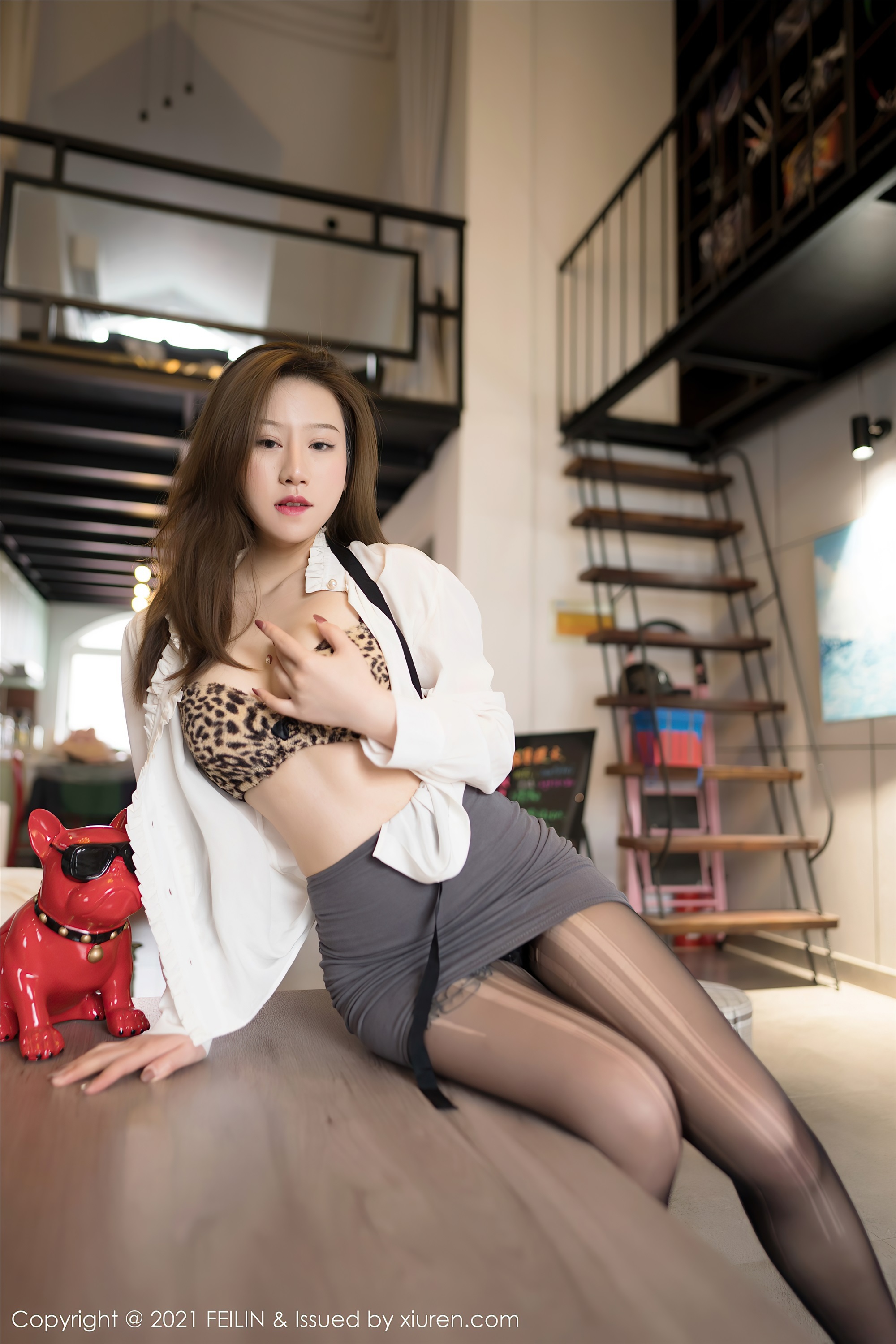 FEILIN嗲囡囡 2021.02.23 VOL.375 张欣欣 黑丝制服